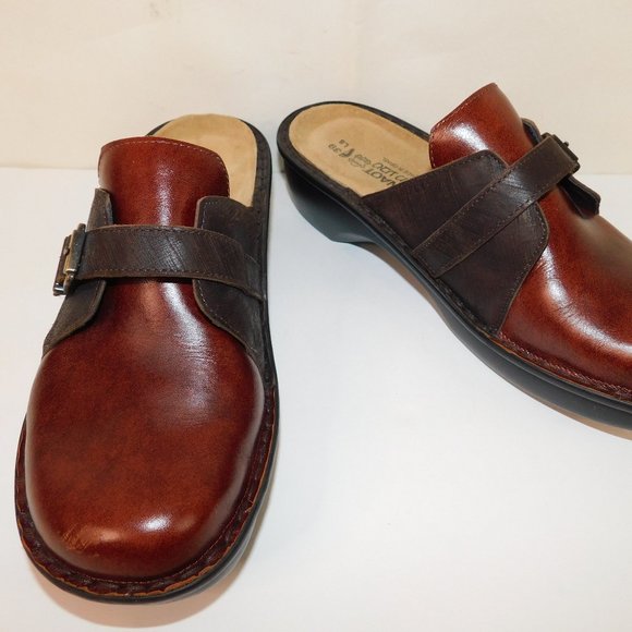 Naot Slip On Leather Mules Size 39 (US Size 8) Clog Comfort Shoes - Picture 1 of 13